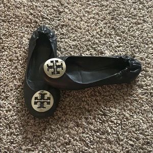Black Tory Burch flats - 6 - EUC